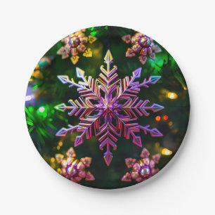 CHRISTMAS STAR LIGHT ~ Pretty Paper Plate