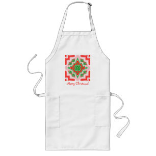 Christmas Star Long Apron