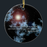 Christmas Star Ornament<br><div class="desc">Not just for Christmas,  our Scuba Diving and inspirational ornaments make great gifts for all your scuba diving family and friends. Put your own special greeting on the back,  or change a greeting on the front. Just click he customise button when ordering.</div>