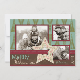 Christmas Star Photo Card
