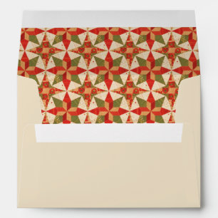 Christmas Star Quilt Envelope