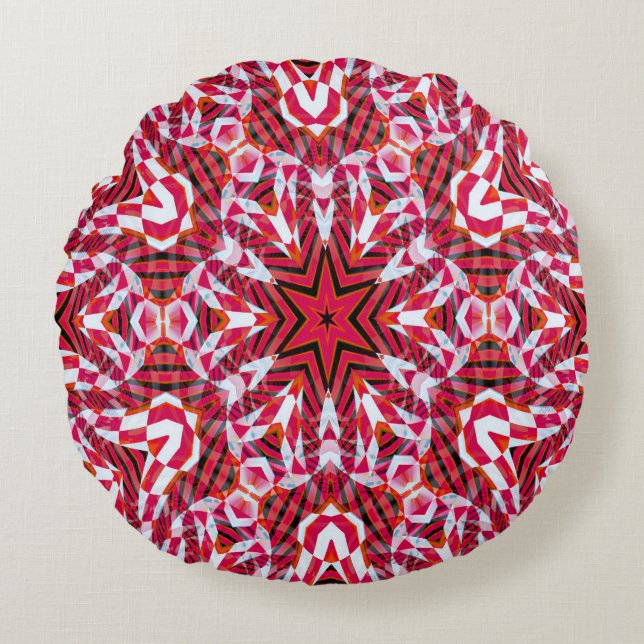 Christmas Star..... Round Cushion (Front)
