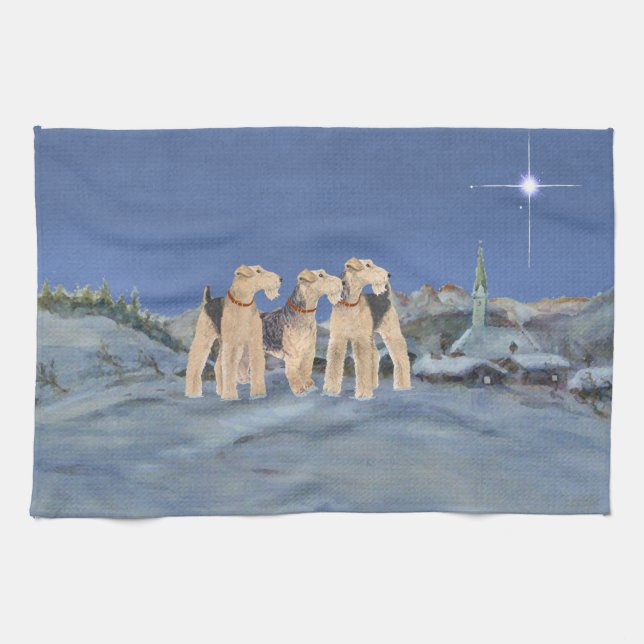 Christmas Star Tea Towel (Horizontal)