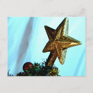 Christmas Star Top II Holiday Postcard