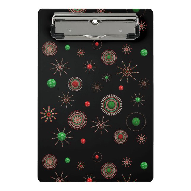 Christmas Starburst Mini Clipboard (Front)