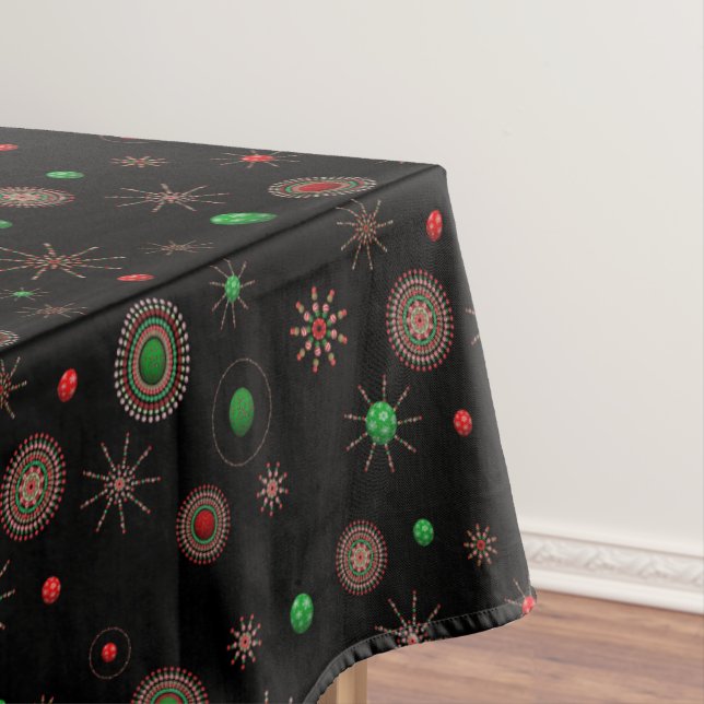 Christmas Starburst Tablecloth (In Situ)