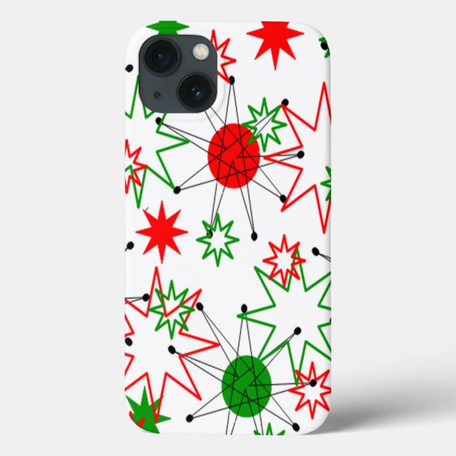 Christmas Starbursts Case-Mate iPhone Case (Back)