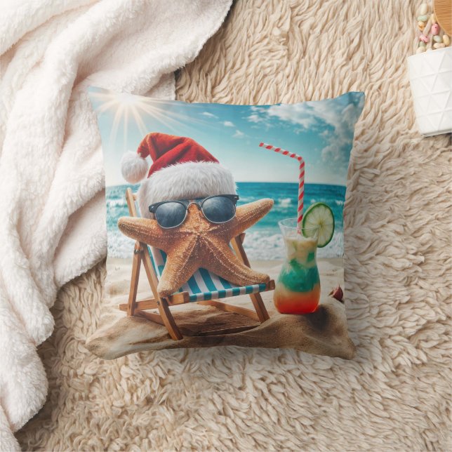 Christmas Starfish With a Cocktail Cushion (Blanket)