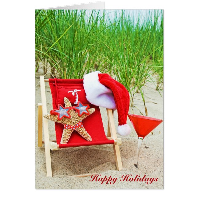 Christmas starfish with drink (Front)