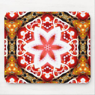 ~ Christmas Starlight Fractal ~ Mouse Pad