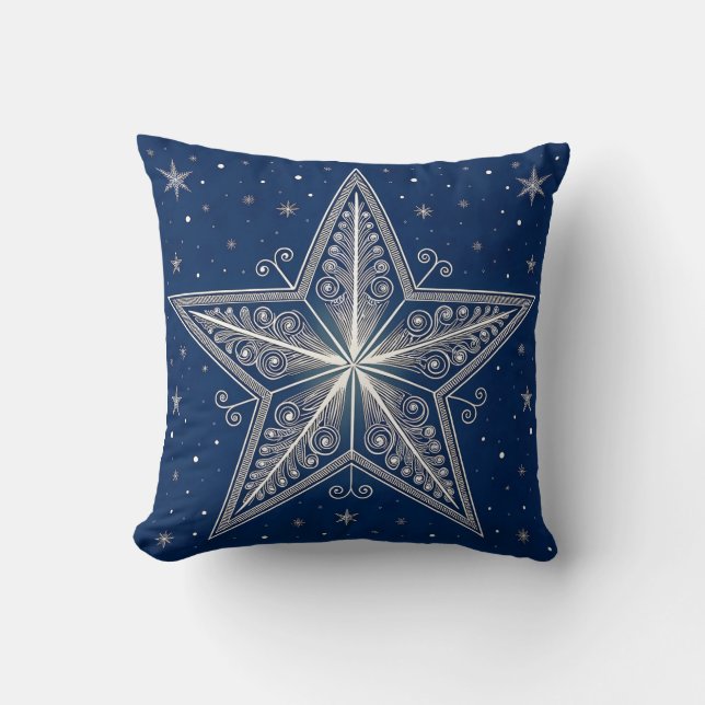 Christmas Starlight Premium Cushion (Front)