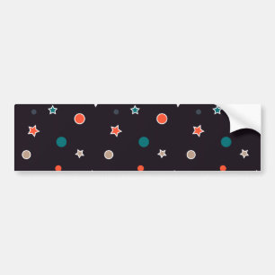 Christmas Stars Bumper Sticker