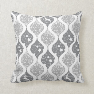 Christmas stars deer joy pattern cushion