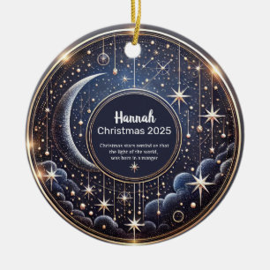 Christmas Stars Personalised  Ornament 