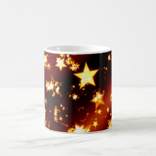 Christmas Stars White Coffee Mug