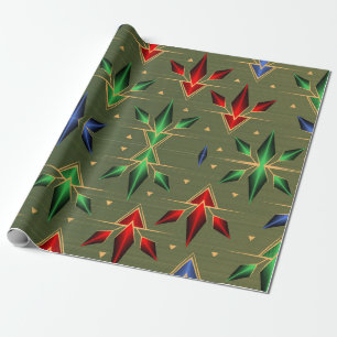 Christmas Stars Wrapping Paper