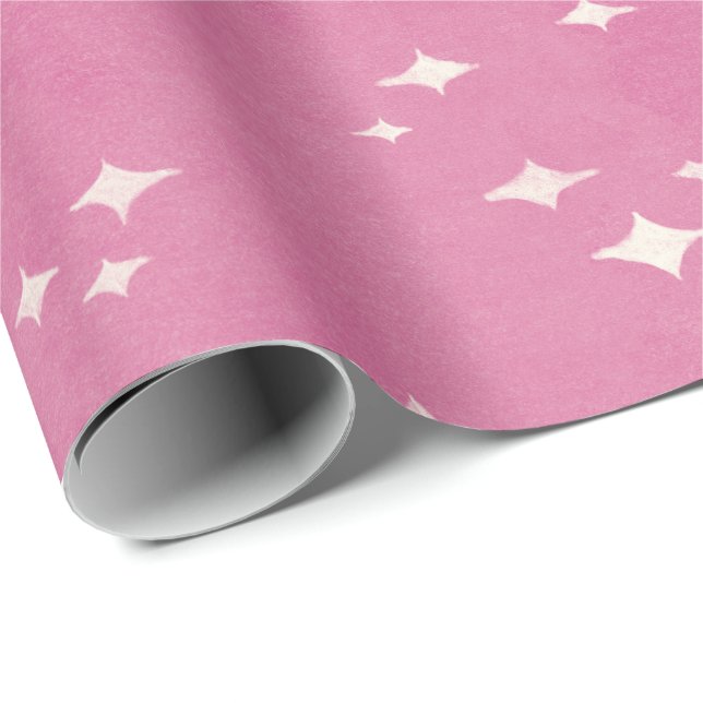 Christmas starts in hot pink wrapping paper (Roll Corner)