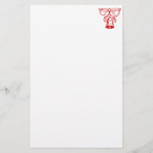 Christmas stationery   Writing paper with bell