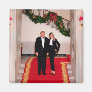 Christmas steps President Donald Trump & Melania Magnet