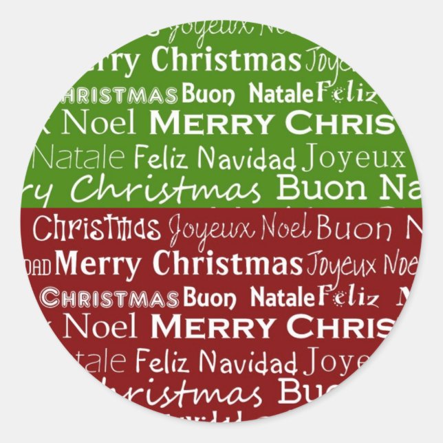 Christmas Sticker (Front)