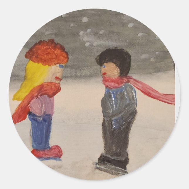 Christmas sticker (Front)