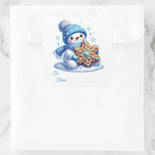 Christmas Sticker Gift Tags