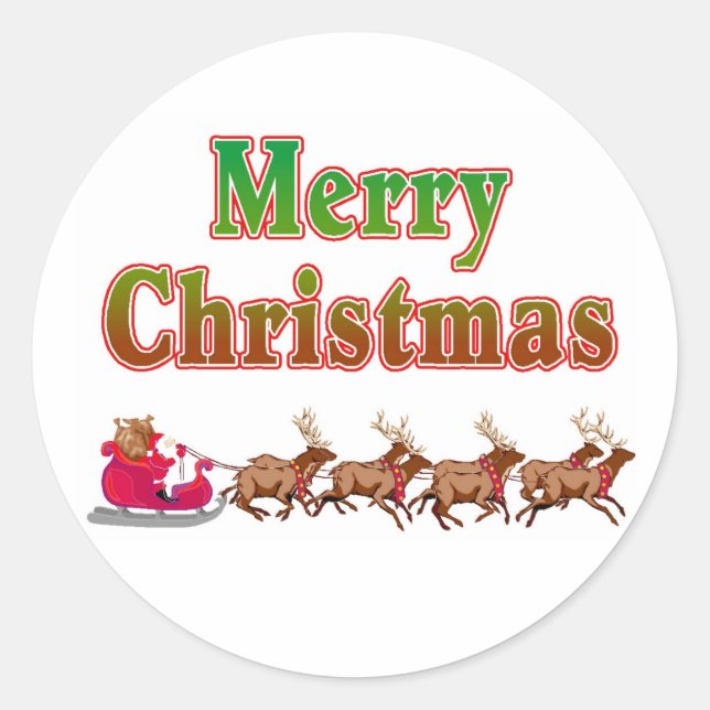 Christmas stickers (Front)