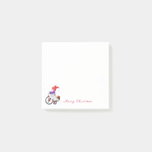 Christmas Sticky Notes Gnome with Gifts