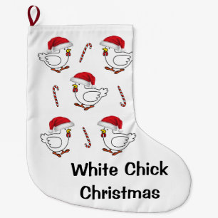 Christmas Stocking, Chickens  Large Christmas Stocking