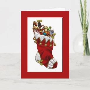 Christmas Stocking Christmas Card