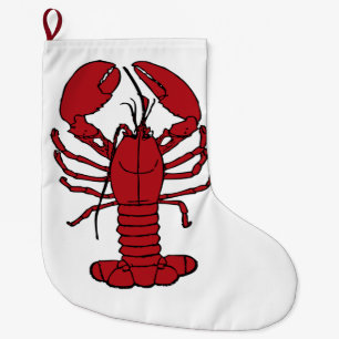 Christmas stocking Cute Lobster Nautical beach