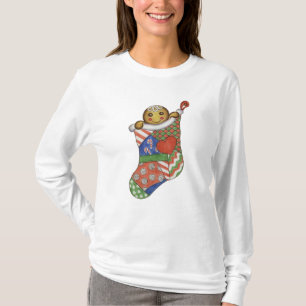 Christmas Stocking Gingerbread T-Shirt