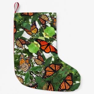 Christmas Stocking - Lots of Monarchs