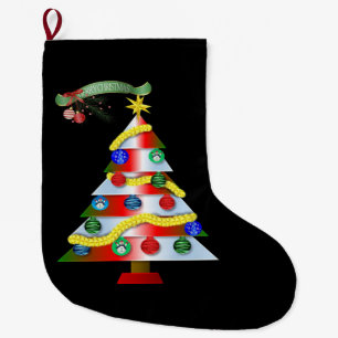 Christmas Stocking, Merry Christmas Large Christmas Stocking