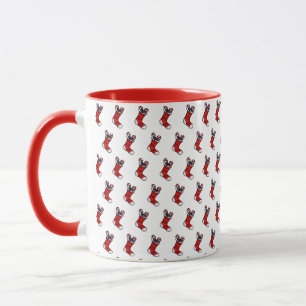 Christmas stocking mug