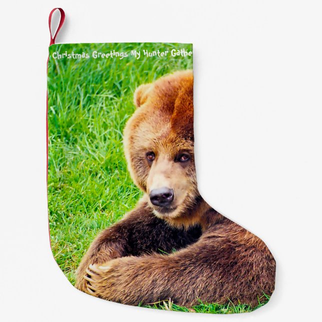 Christmas Stocking My Hunter Gatherer (Front)