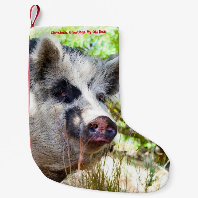 Christmas Stocking My Old Boar (Front)