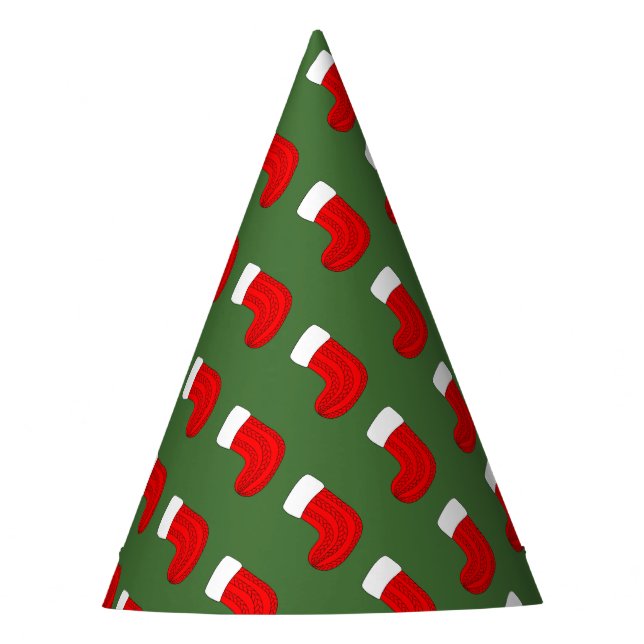 Christmas Stocking Party Hat (Front)