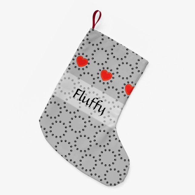 Christmas Stocking - Personalised Circle of Love (Front (Hanging))