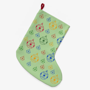 Christmas Stocking - Round Tree Ornaments