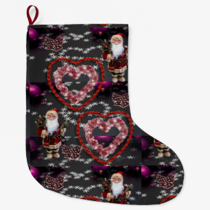 Christmas Stocking, Santa Large Christmas Stocking