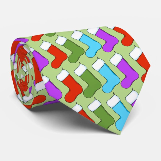 Christmas Stocking Tie (Rolled)