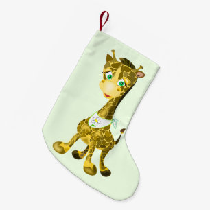 Christmas Stocking with Baby Giraffe