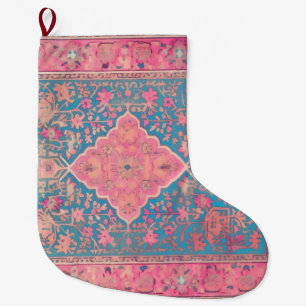 Christmas stocking with Persian design
