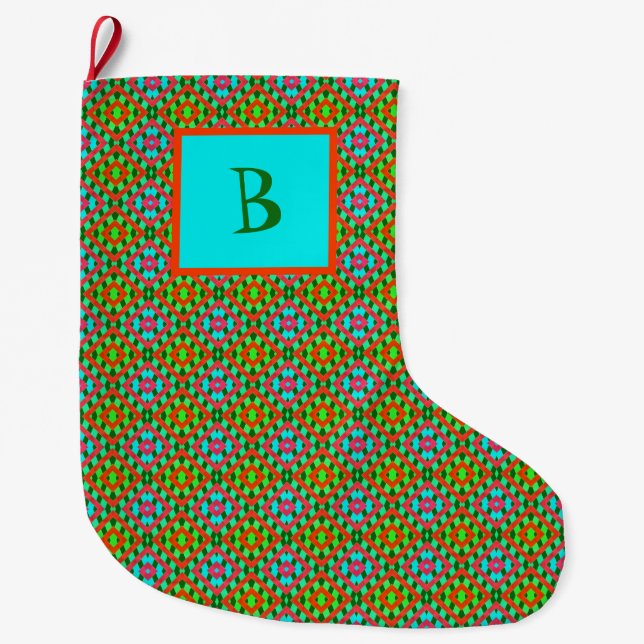 Christmas stocking with personalisation option (Front)