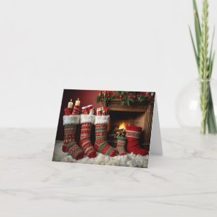 CHRISTMAS STOCKINGS CARD