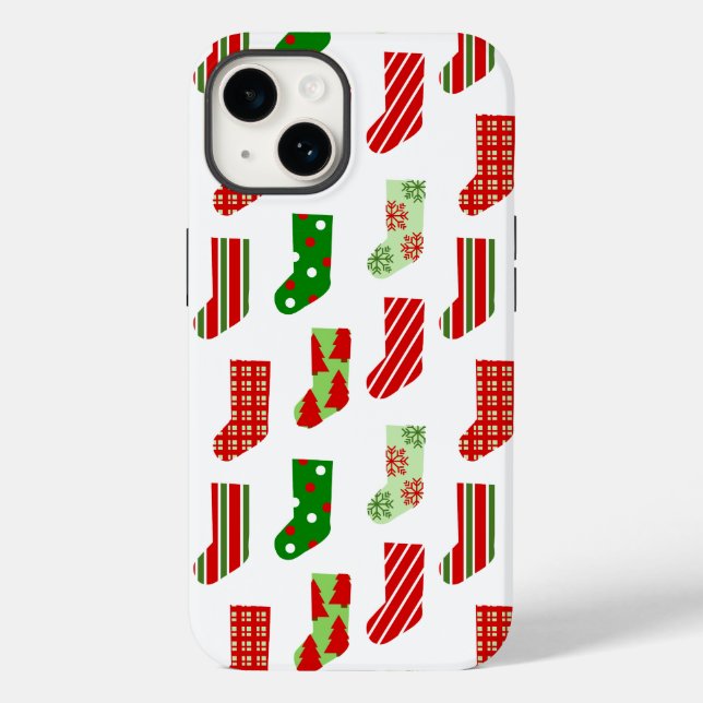 Christmas Stockings Case-Mate iPhone Case (Back)