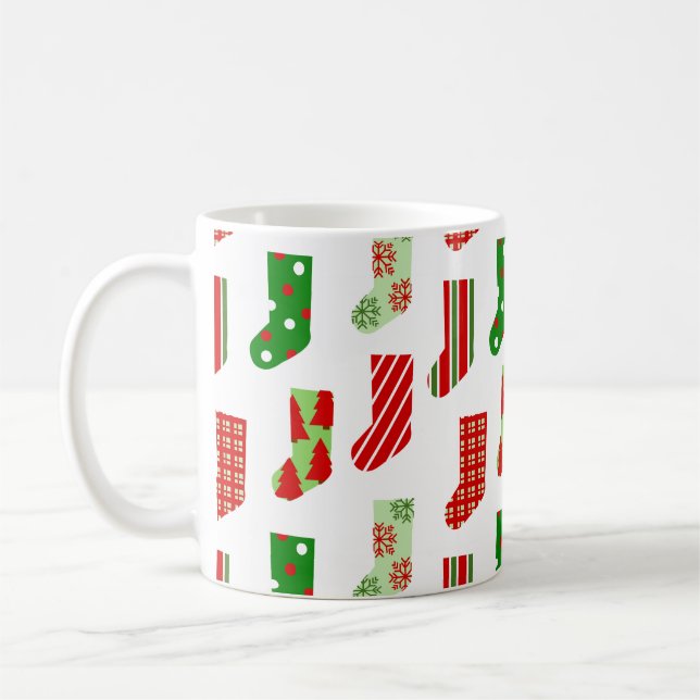Christmas Stockings Coffee Mug (Left)