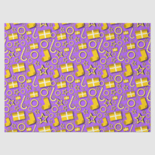 Christmas Stockings, Gifts and Candy Canes Tissue Paper