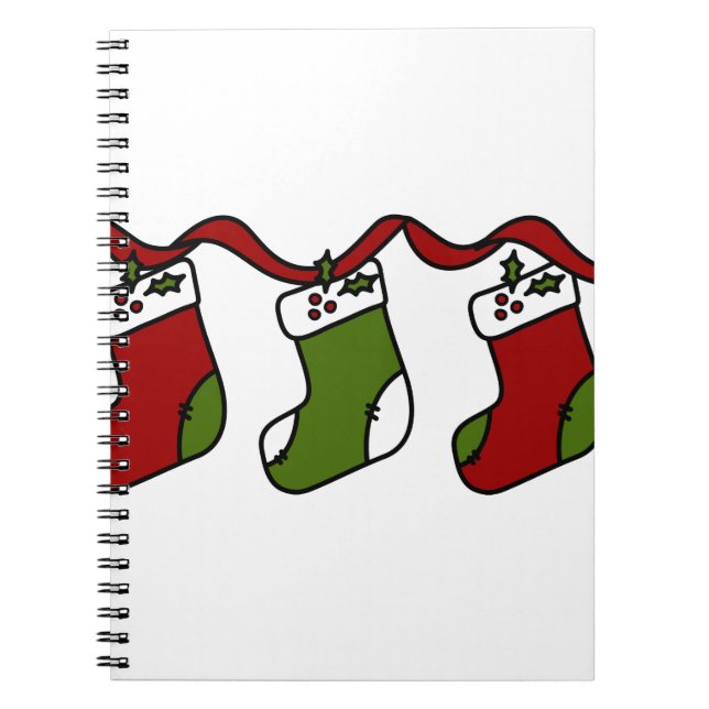 Christmas Stockings Notebook (Front)